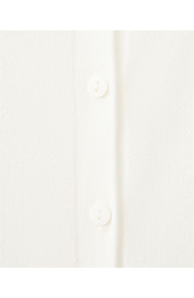 MANGO Fine Knit Crewneck Cardigan, Alternate, color, 