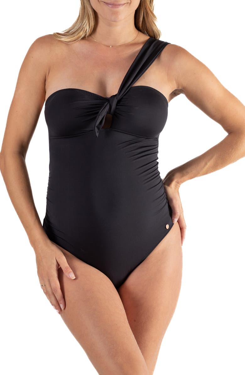 Cache Coeur Cuba Maternity One-Piece Swimsuit, Main, color, 
