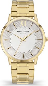 Kenneth Cole 3-Hand Bracelet Watch, 44mm