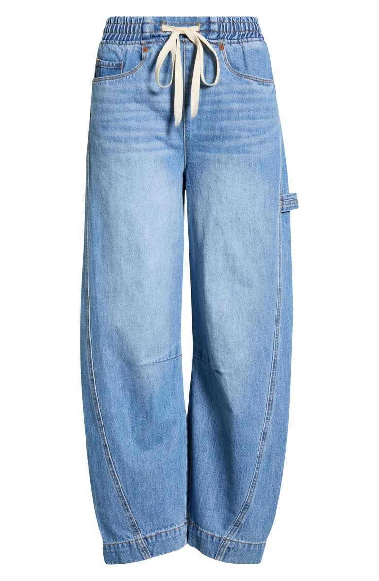 BLANKNYC The Barrel Leg Drawstring Barrel Leg Jeans, Main, color, Easy Goer