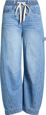 BLANKNYC The Barrel Leg Drawstring Barrel Leg Jeans