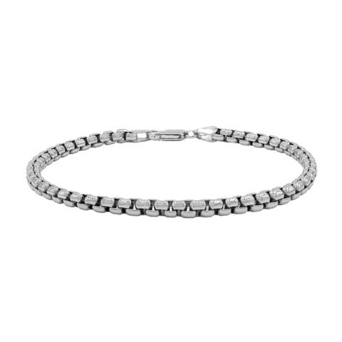 Sterling Silver Rounded Bracelet