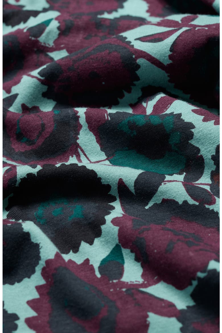 Emily Floral Print Maxi Dress, Alternate, color, FIGURATIVE FLORAL SARDINE