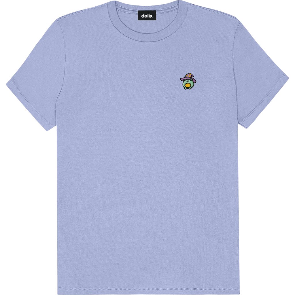 Dalix Sorcerer Frog Tee In Lavender Blue