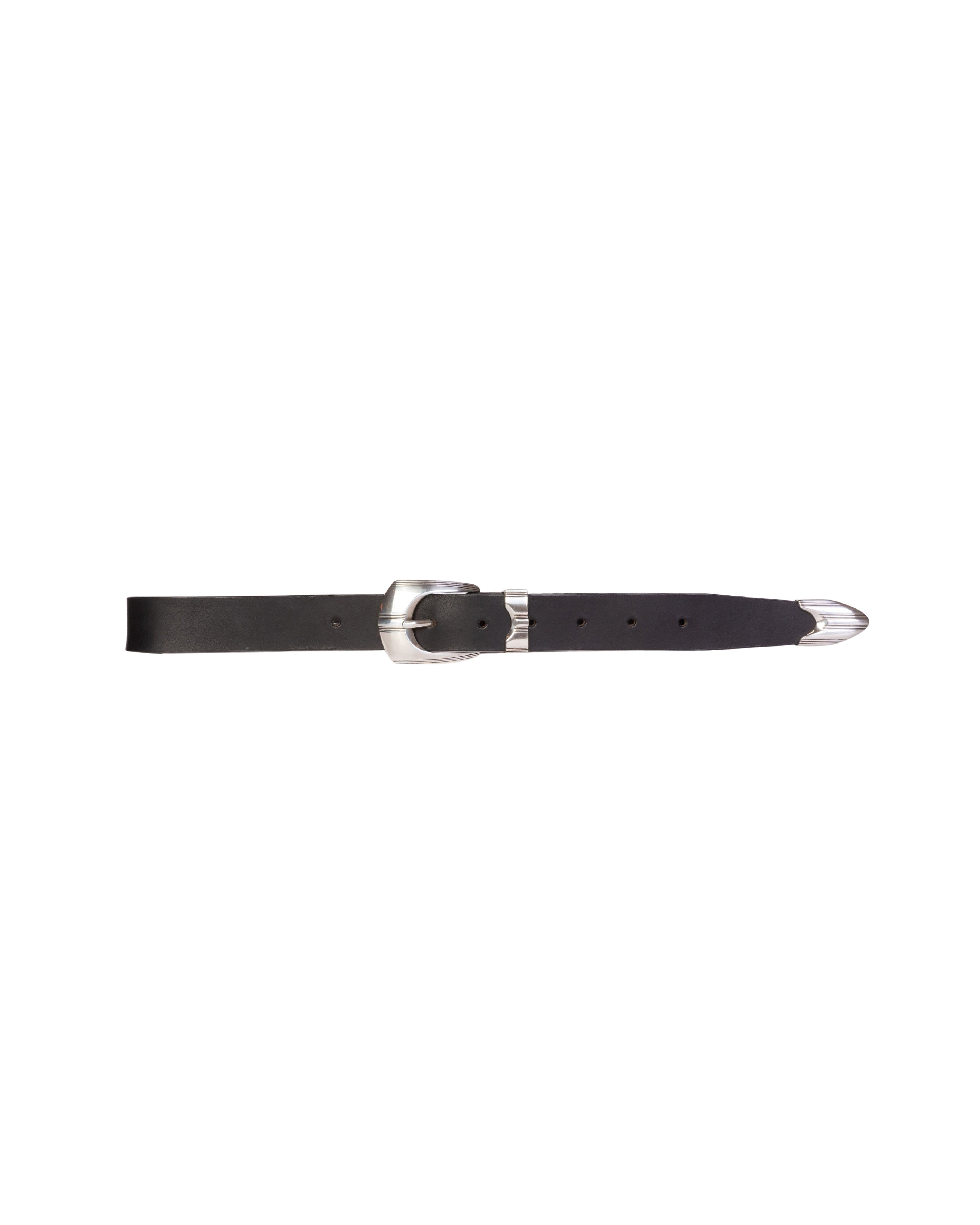 selected Black Leather / Silver