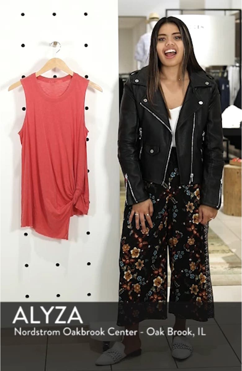 Twist Hem Slub Supima<sup>®</sup> Cotton Tank, sales video thumbnail