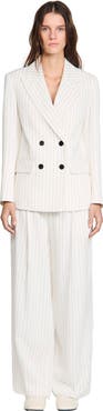 SANDRO Striped suit jacket