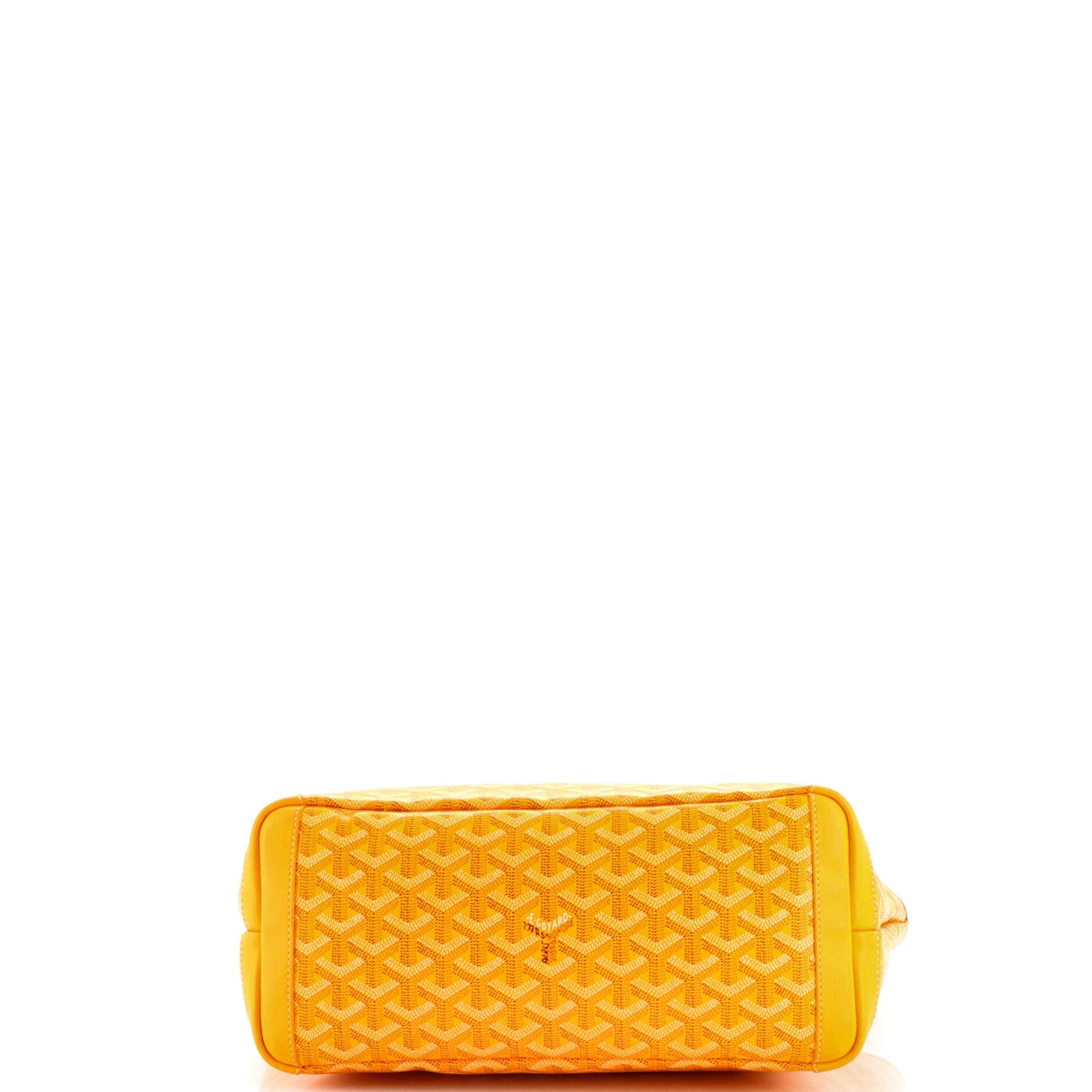 Pre-Owned Goyard Artois Tote Coated Canvas PM, Alternate, color, Yellow