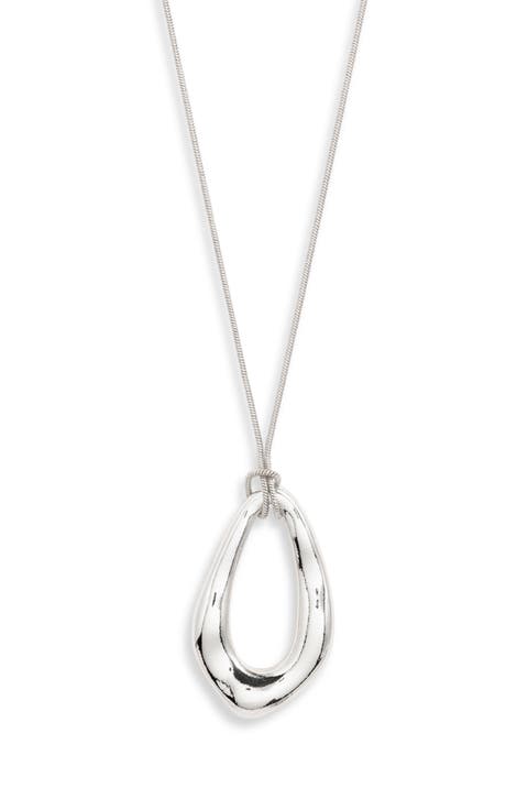 Free Form Pendant Necklace