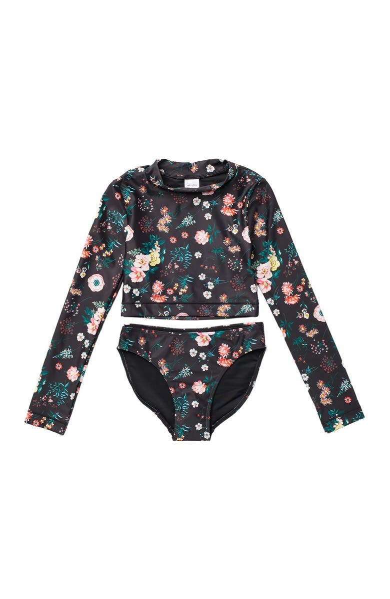 Melrose and Market Kids' Cropped Rashguard Set, Main, color,