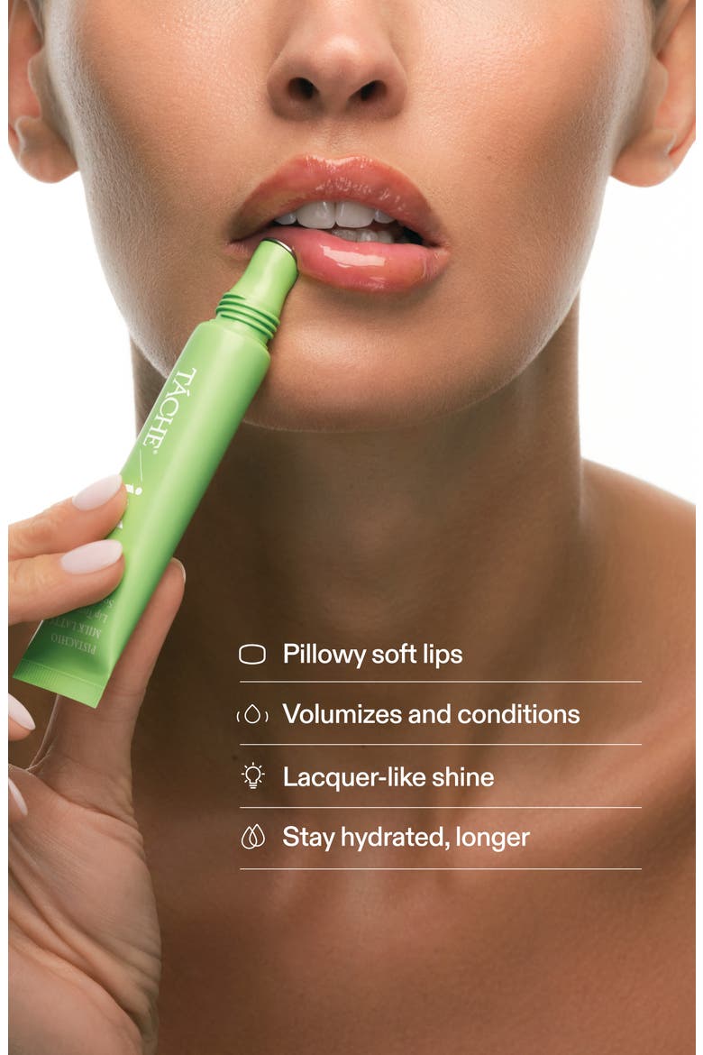Táche Pistachio Milk Latte Lip Treatment, Alternate, color, GREEN