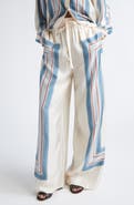 Zimmermann Stripe Silk Track Pants