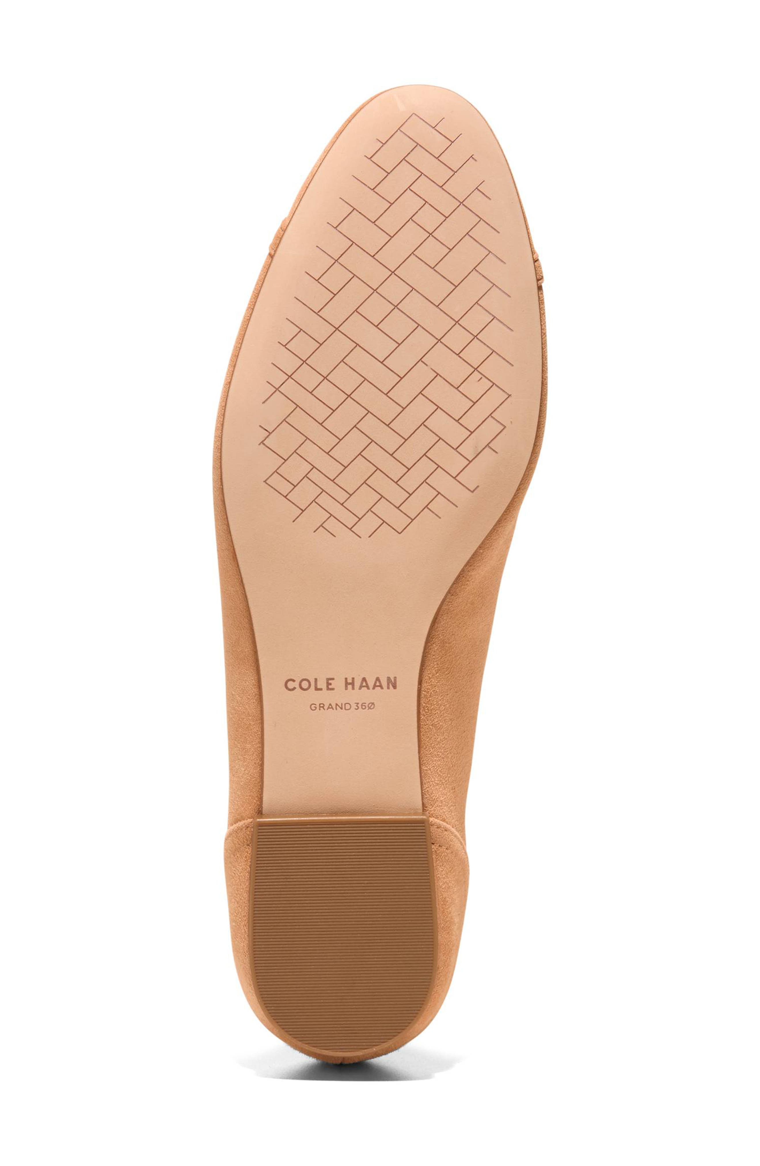 Raquelle Demi Wedge Ballet Flat, Alternate, color, BISCUIT SUEDE