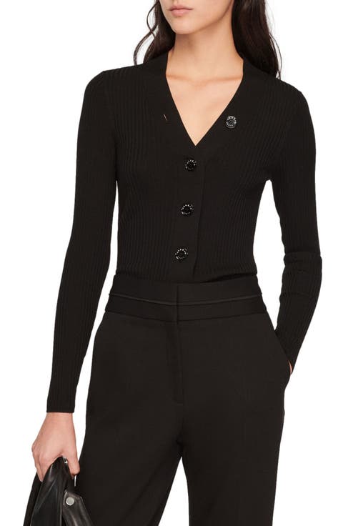 Cardigan in certified viscose