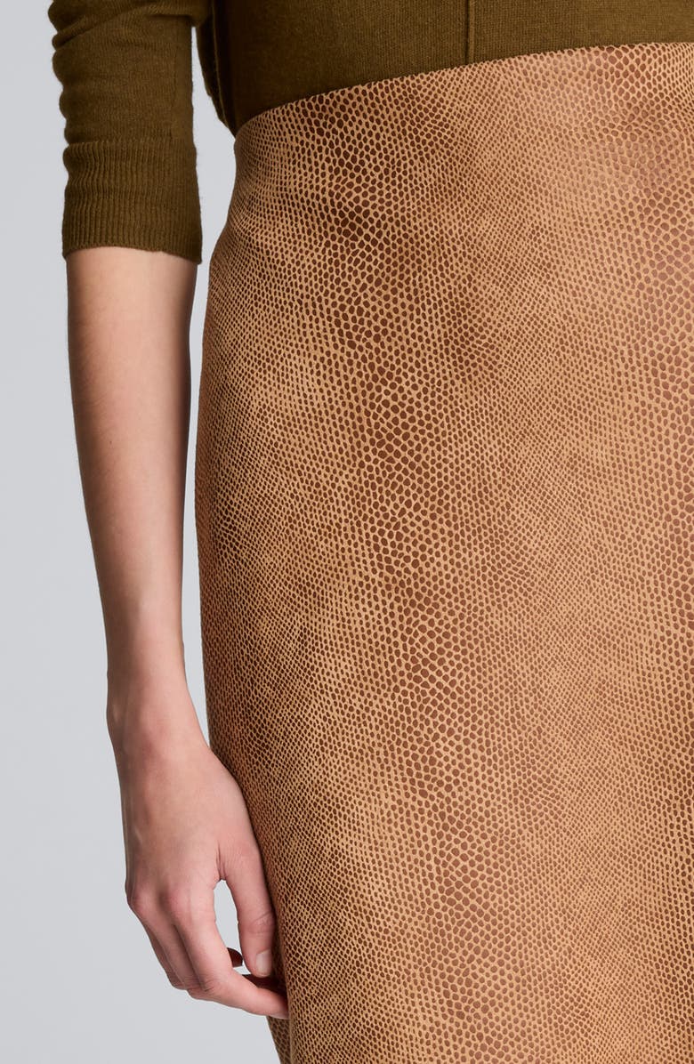 Kenneth Cole Pull-On High Waist Midi Skirt, Alternate, color, 