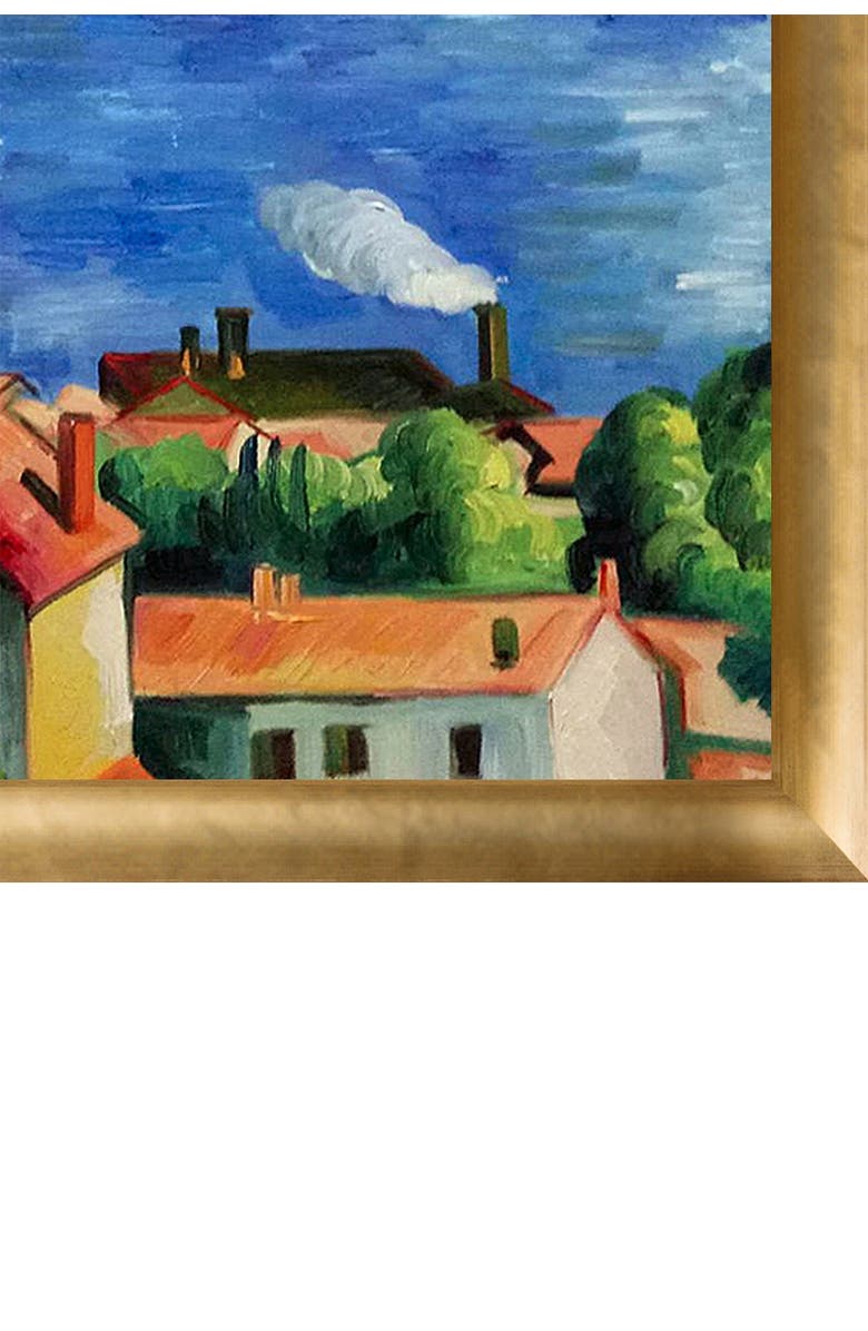 OVERSTOCK ART The Gulf Of Marseilles - Framed Oil Reproduction of an Original Painting By Paul Cezanne, Alternate, color, 