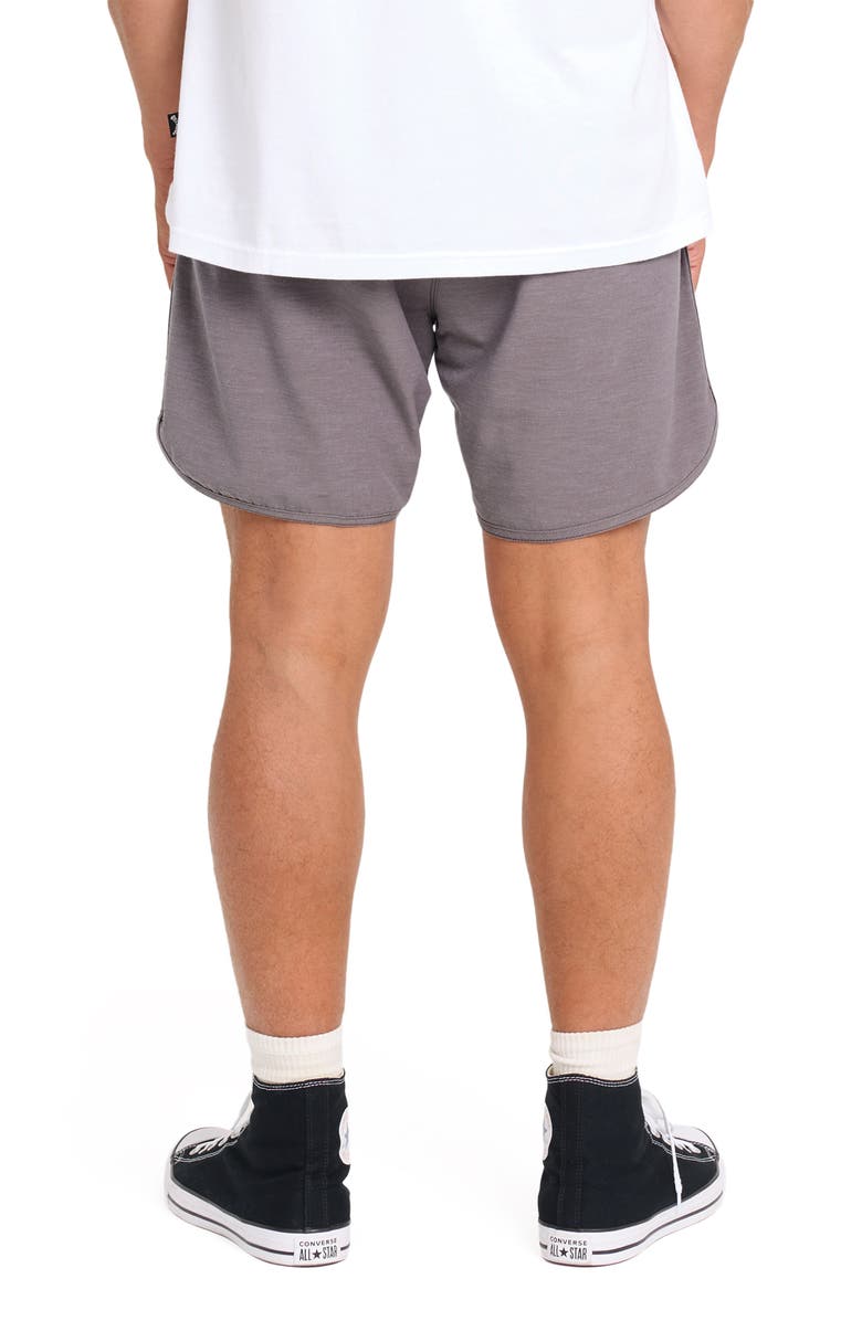 Billabong Surftrek Transit Elastic Waist Hybrid Shorts, Alternate, color, Shark