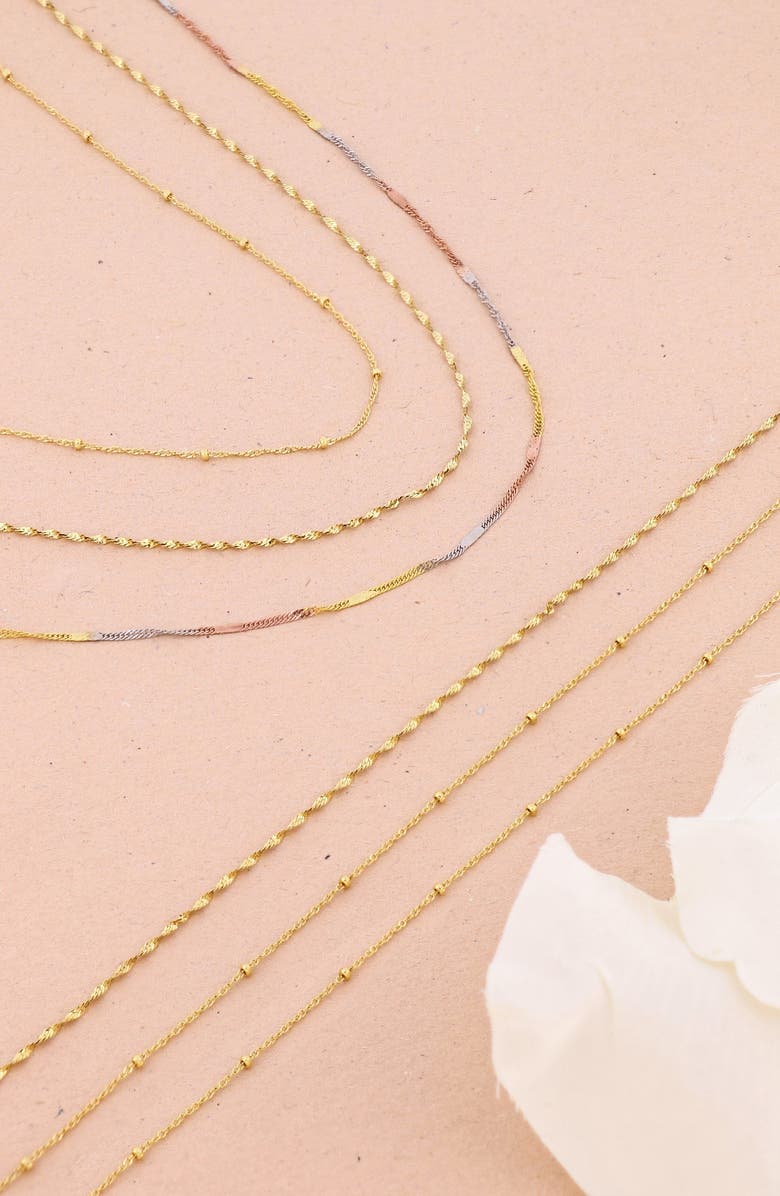 Bony Levy 14K Gold Twisted Chain Necklace, Alternate, color, 