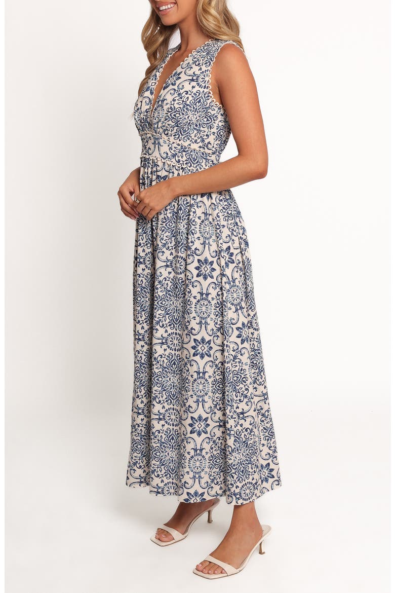 Elysia Azalea Sleeveless Midi Dress, Alternate, color, AZALEA MOSAIC
