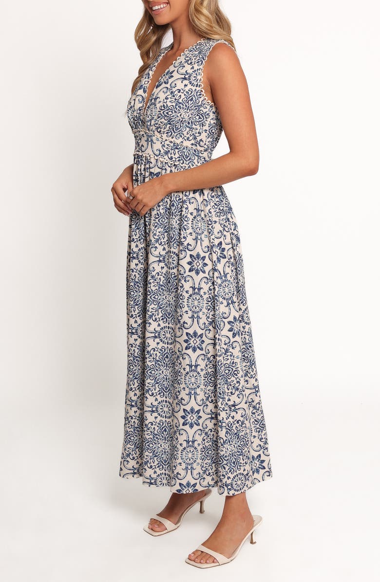 Petal & Pup Elysia Azalea Sleeveless Midi Dress, Alternate, color, Azalea Mosaic