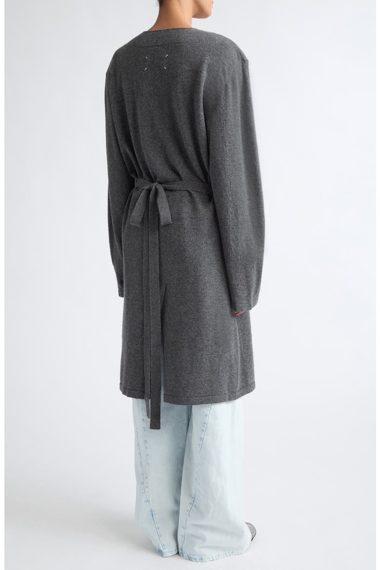 Virgin Wool Wrap Cardigan, Alternate, color, MEDIUM GREY