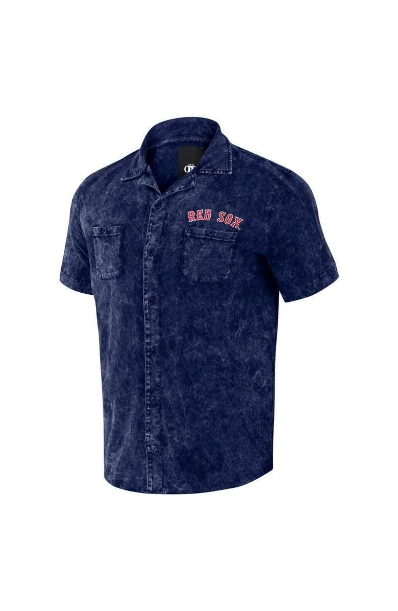 Darius Rucker Collection by Fanatics Men's Darius Rucker Collection by Fanatics Navy Boston Red Sox Denim Team Color Button-Up Shirt, Alternate, color, Navy