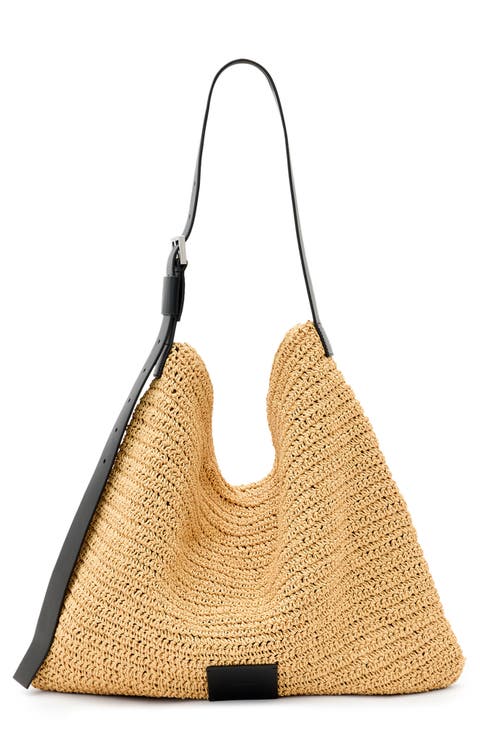 Asha Straw Shoulder Bag