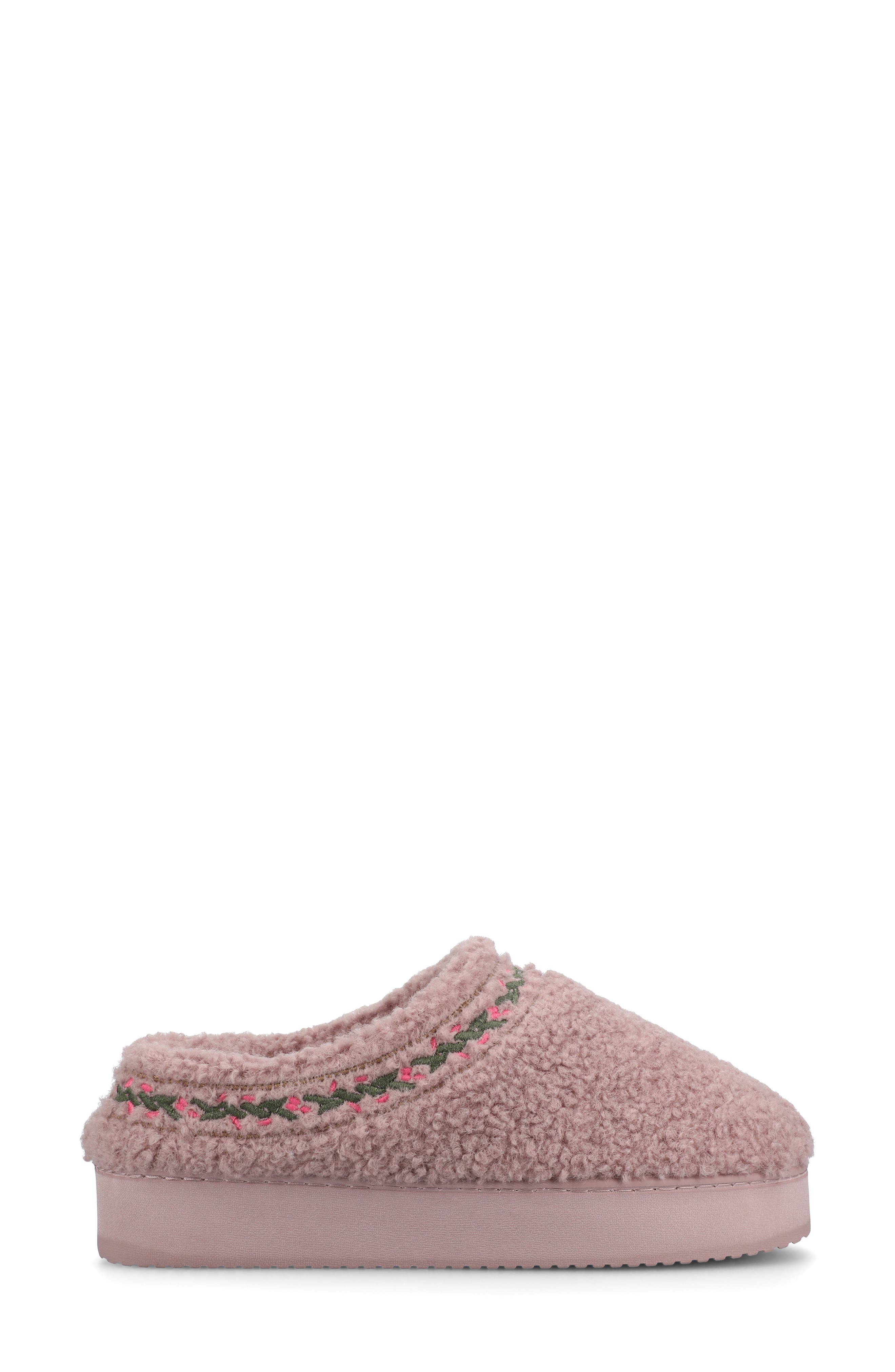 Pallmer Faux Shearling Slipper, Alternate, color, LILAC