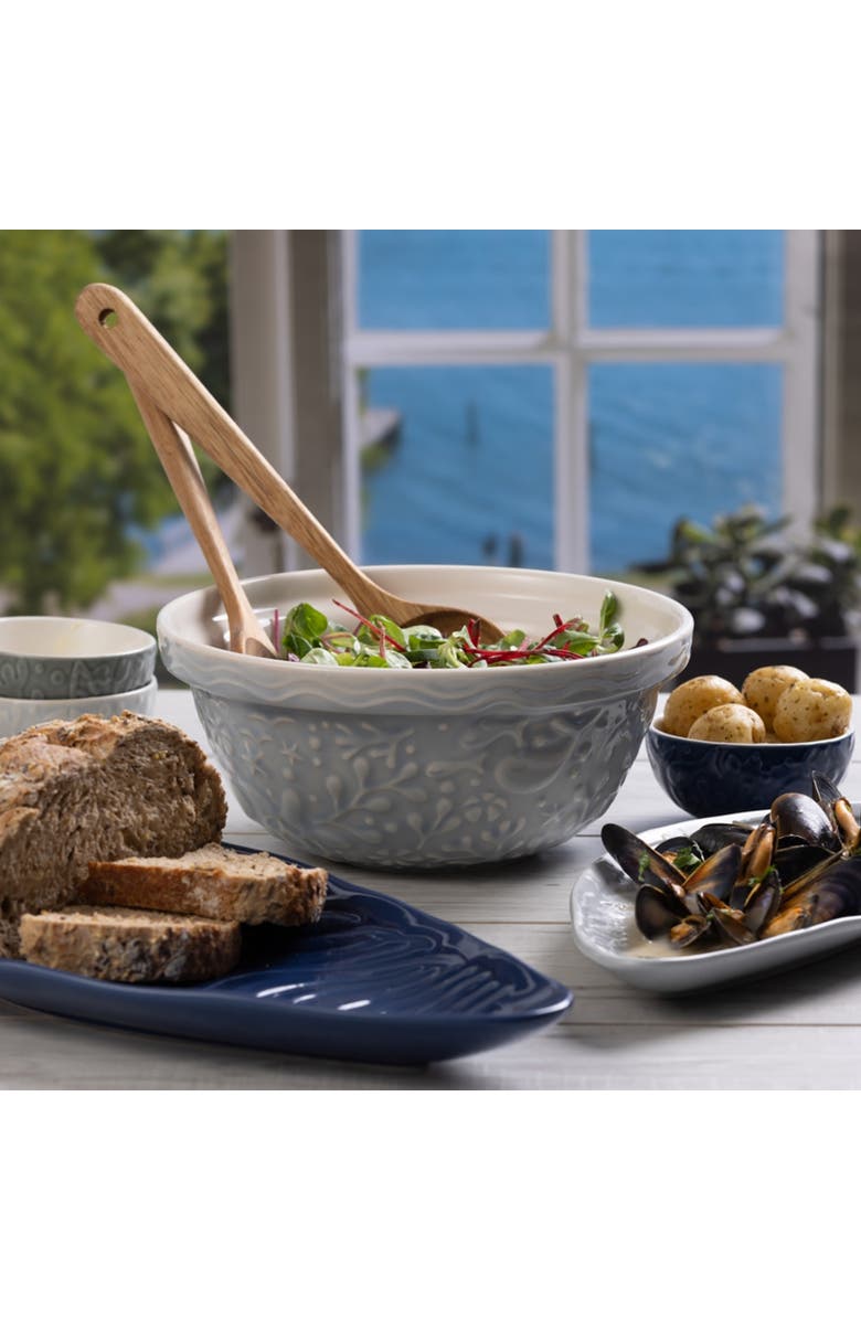 MASON CASH Nautical Collection Turtle Size 24 Mixing Bowl, 2.15 Quart, Alternate, color, Light Blue