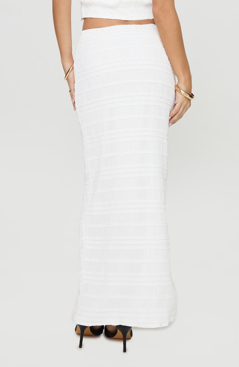 Princess Polly Orzo Strapless Crop Top & Maxi Skirt Set, Alternate, color, Light Beige