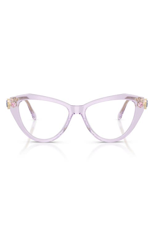 Swarovski 53mm Cat Eye Optical Glasses