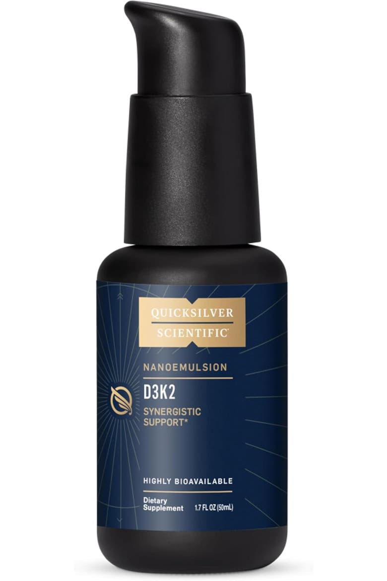 Nanoemulsified D3K2 Bioactive Liquid Vitamin Supplement, Main, color, None