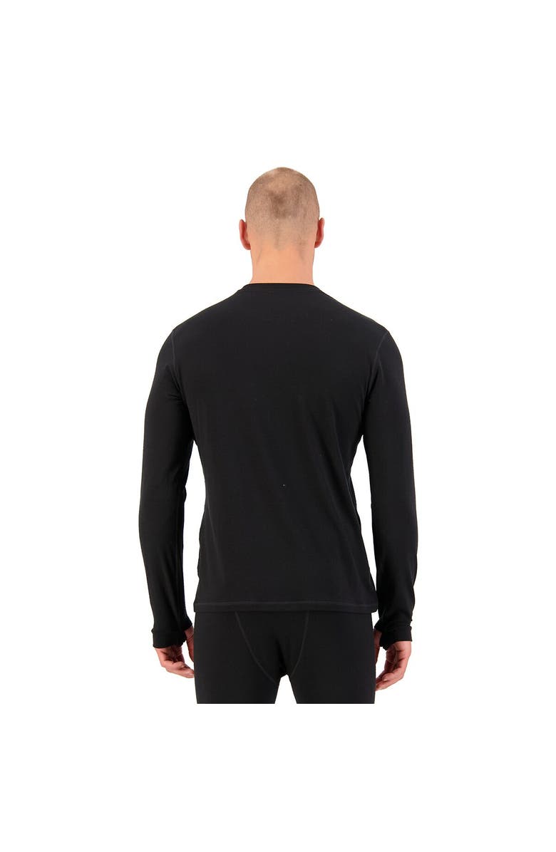 Mons Royale Cascade Merino Flex Long-Sleeve Top - Men's, Alternate, color, Black2
