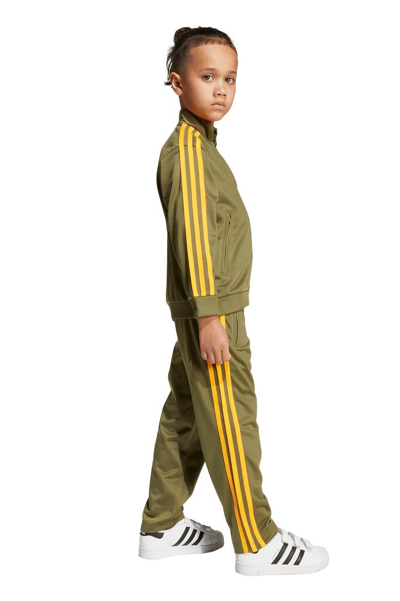 Kids' Firebird Recycled Polyester Track Jacket & Pants Set, Alternate, color, FOCUS OLIVE