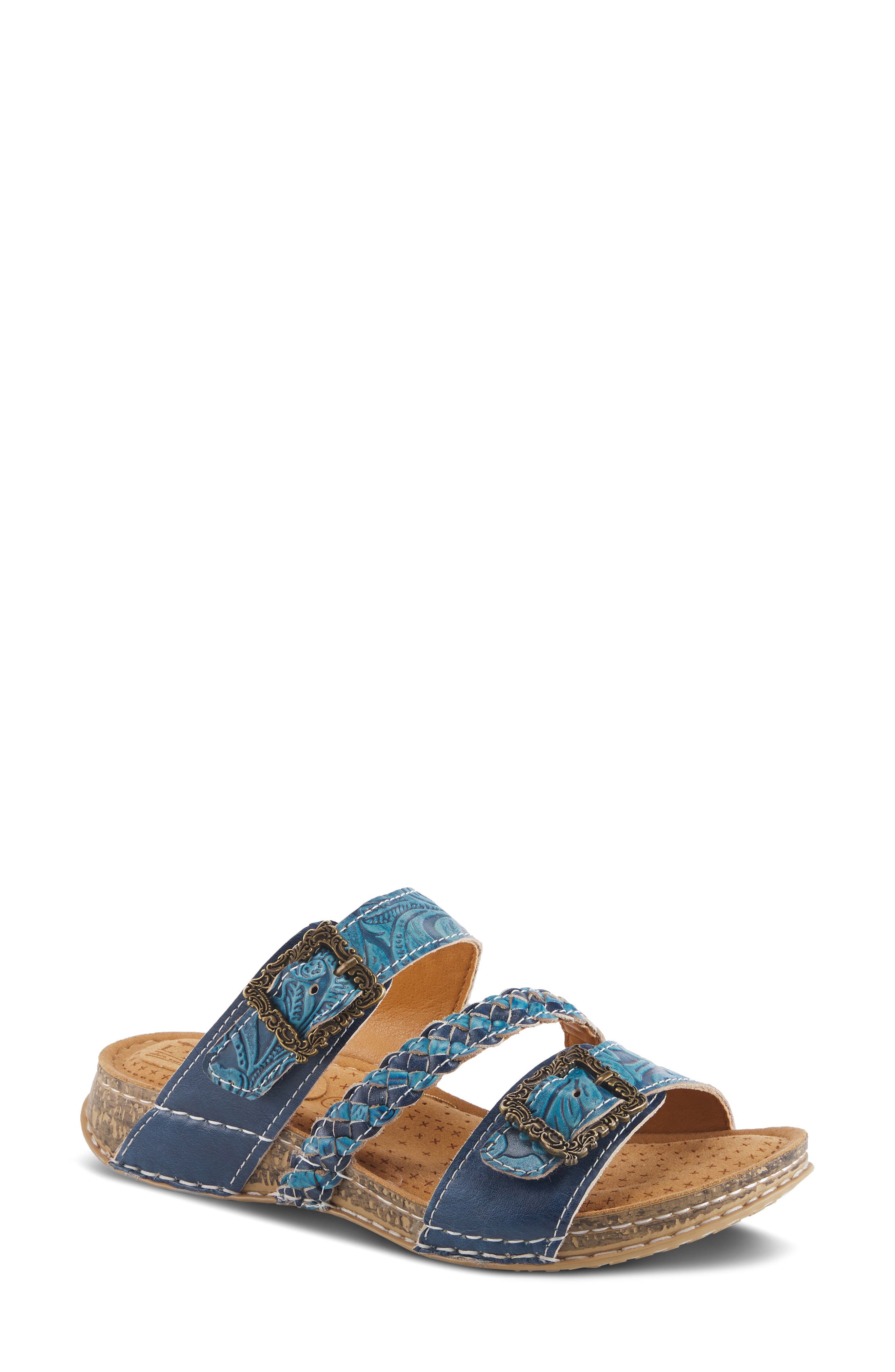 L'Artiste by Spring Step Astra Sandal, Main, color, Blue