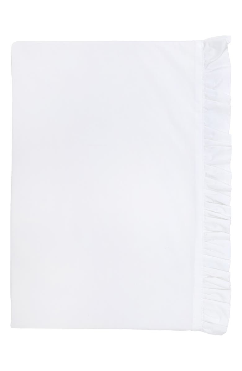 Pom Pom at Home Audrey Cotton Bedskirt, Main, color, White