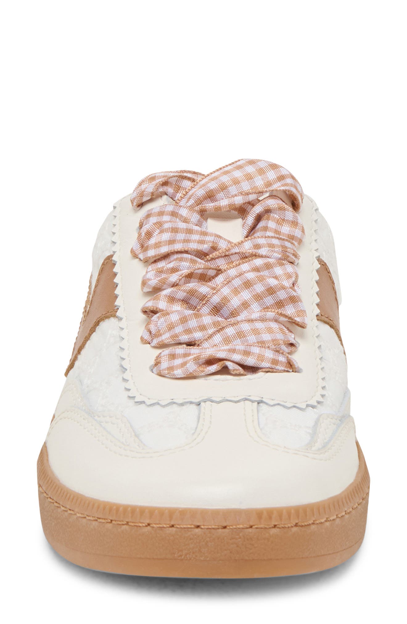 Notice Mule Sneaker, Alternate, color, WHITE/PINK EYELET