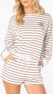 Roxy Surfing By Moonlight Stripe Sweatshirt