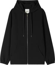 SANDRO Hooded shirt jacket