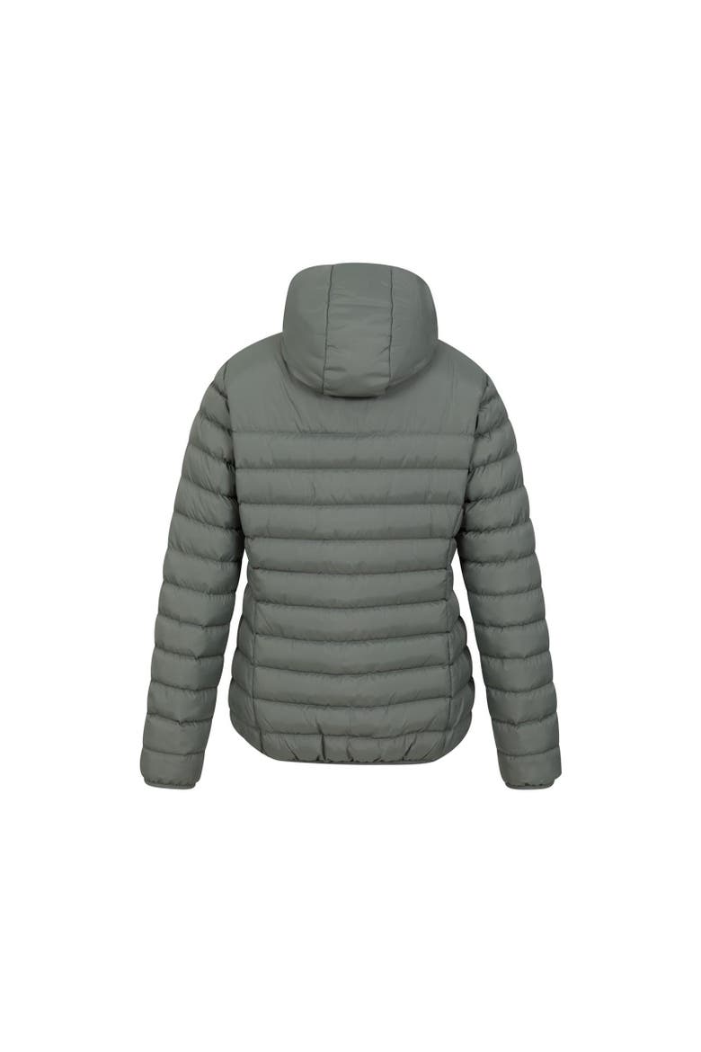 Faux Fur Lined Padded Jacket, Alternate, color, Khaki Green