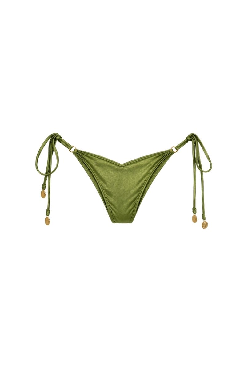 Ivy Swimwear Faye Bikini Bottom, Main, color, Green