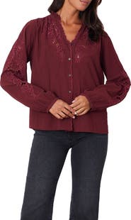 Paneros Clothing Chloe Plaid Ruffle Cotton Shirt