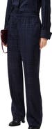 Burberry Check Silk Trousers