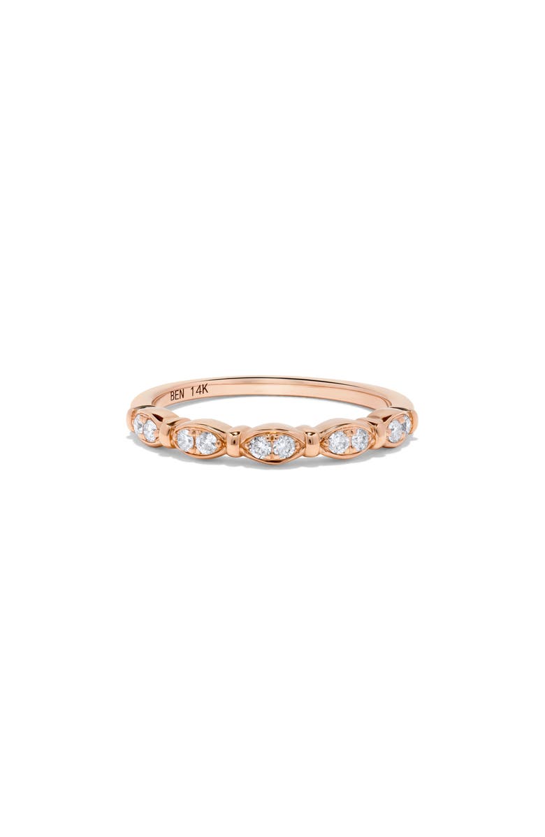 H.J. Namdar Diamond Oval Stacking Ring, Main, color,