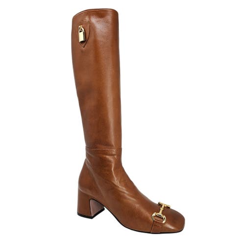 Madison Maison Tall Lock Boot In Brown