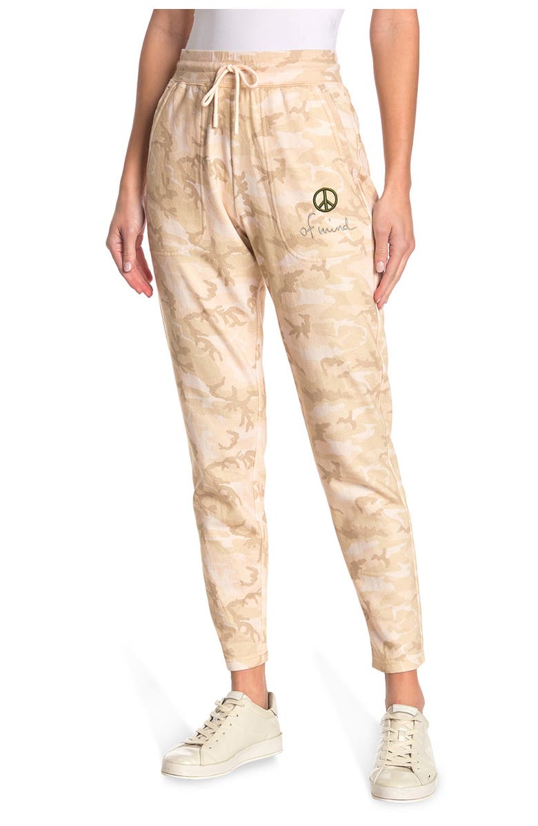 Nicole Miller Camo Print Joggers, Main, color,