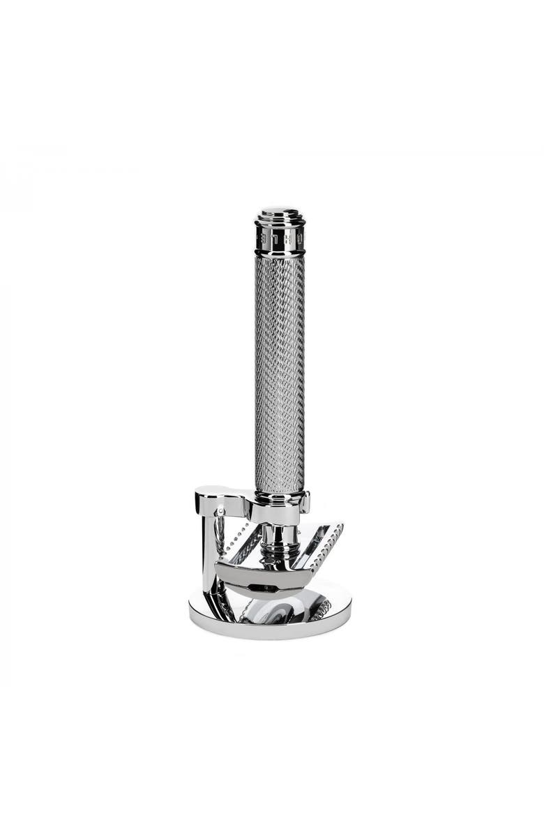 MÜHLE Traditional Metal 2-Piece Shaving Set R41 Safety Razor & Stand, Main, color, Chrome