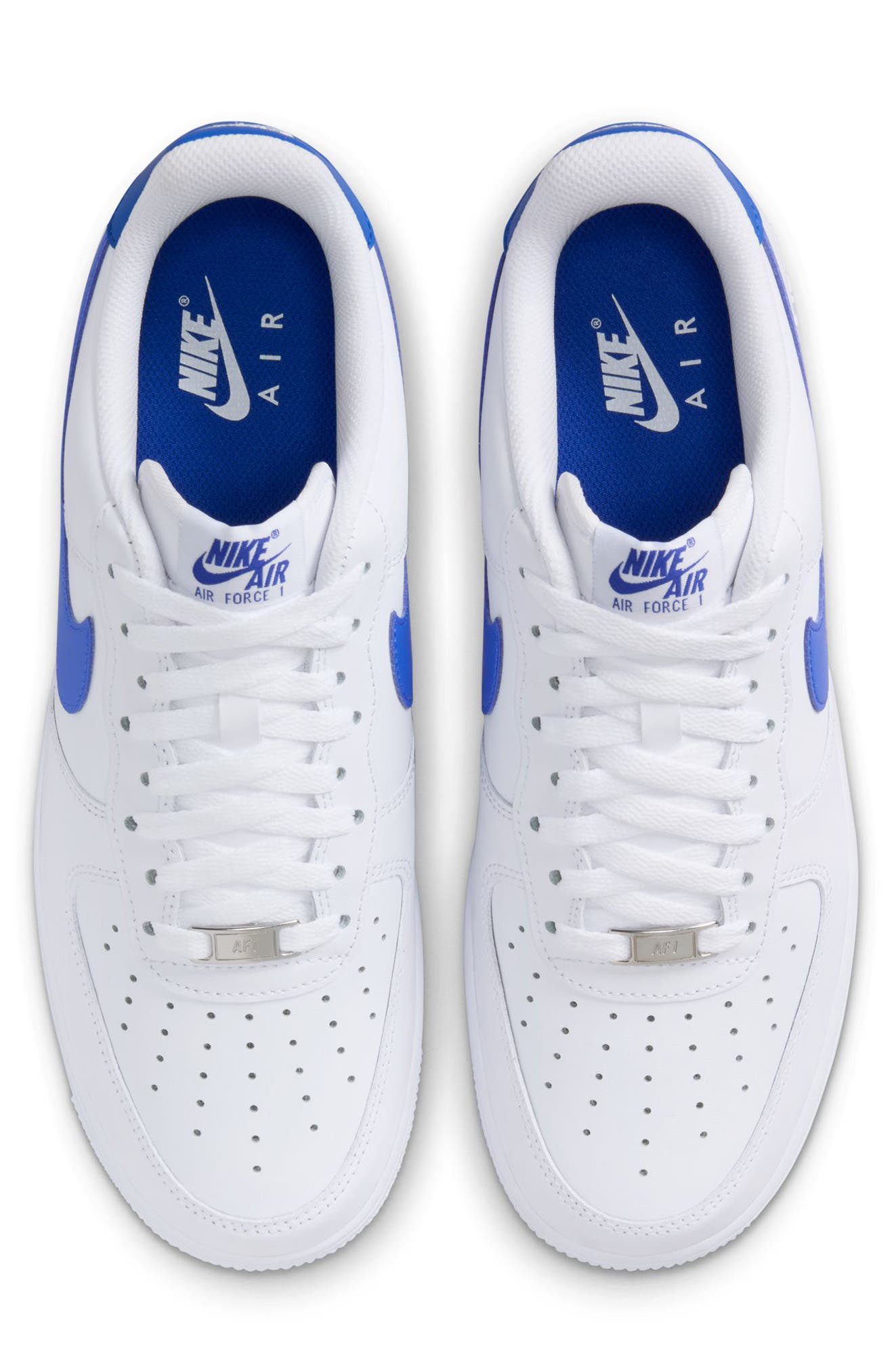 Air Force 1 '07 Basketball Sneaker, Alternate, color, WHITE/ HYPER ROYAL/ WHITE