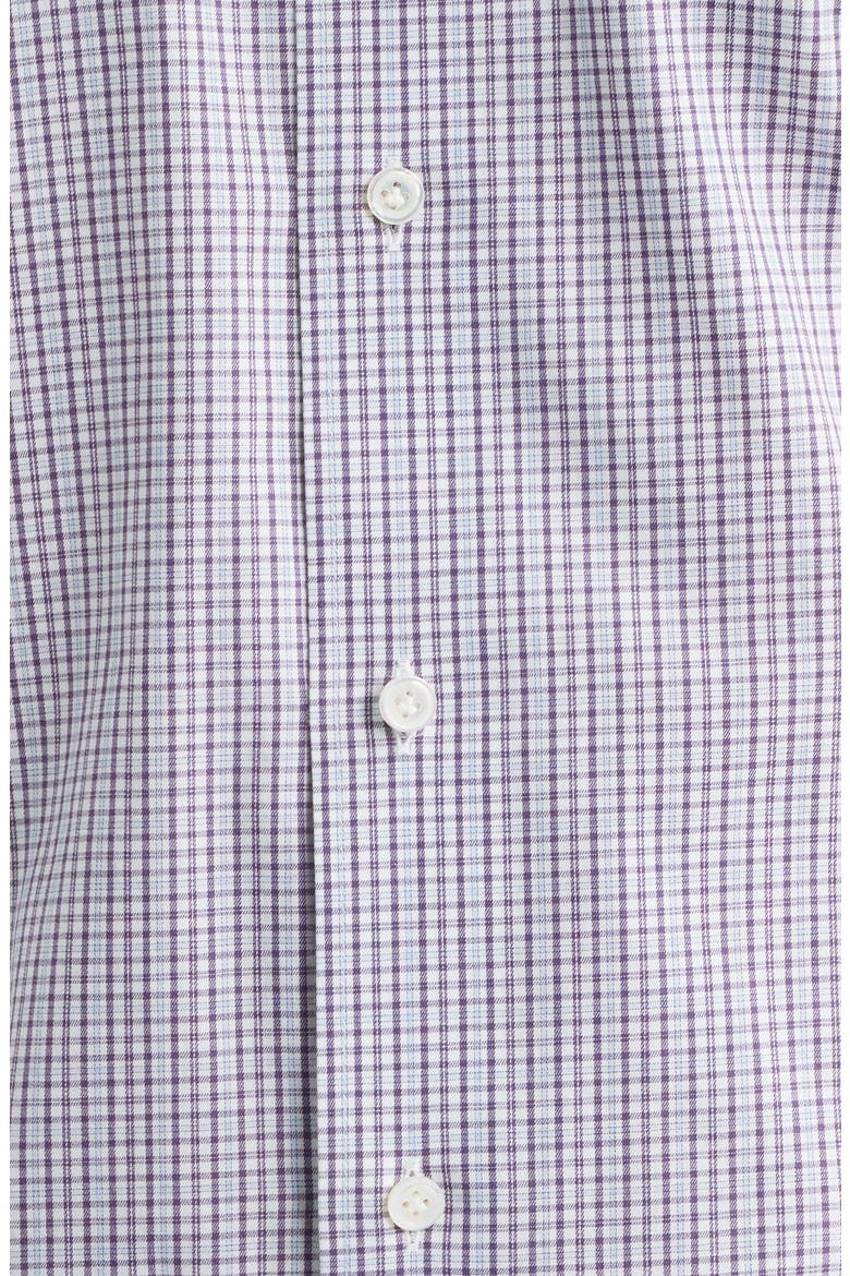 Crown Crafted Marco Cotton Button-Up Shirt, Alternate, color, PURPLE FIG