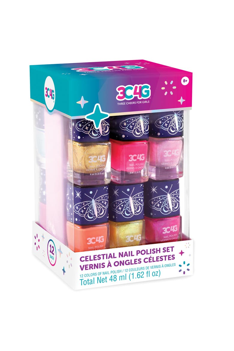 3C4G Celestial Nail Polish Tower 12 Bottle Set, Alternate, color, Multicolored